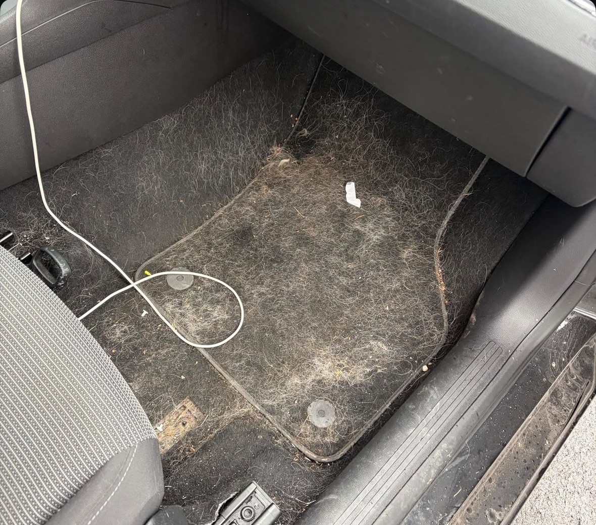 Tapis avant passager, avant