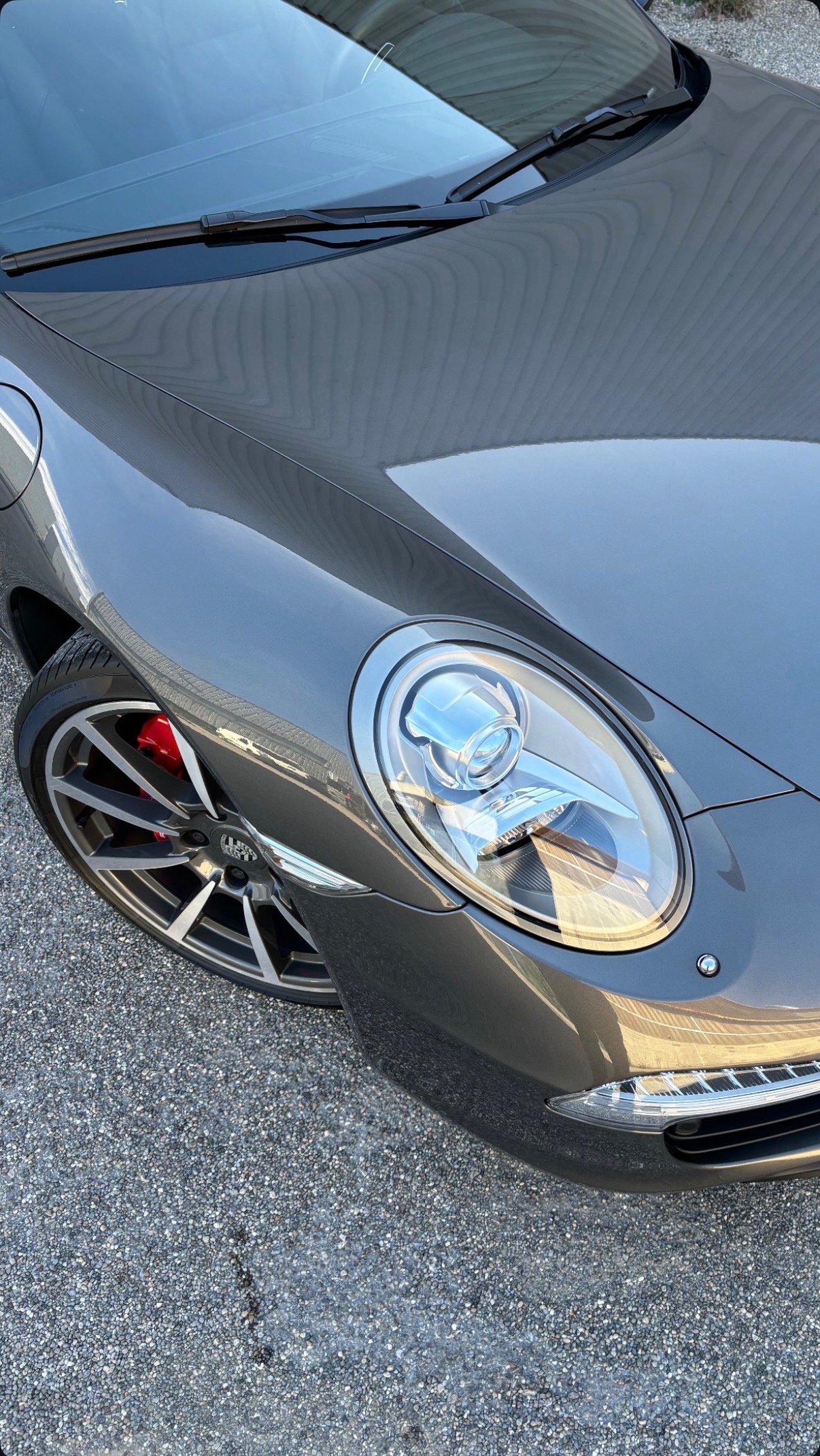 Face avant Porsches 